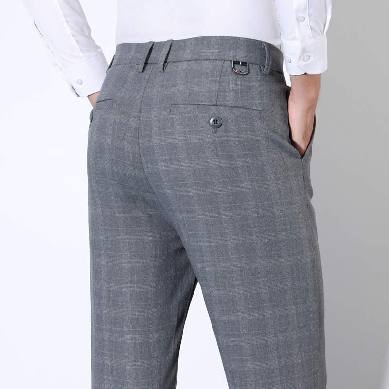 Men'S Grooming For Wedding - Pantalones de traje clásicos a rayas