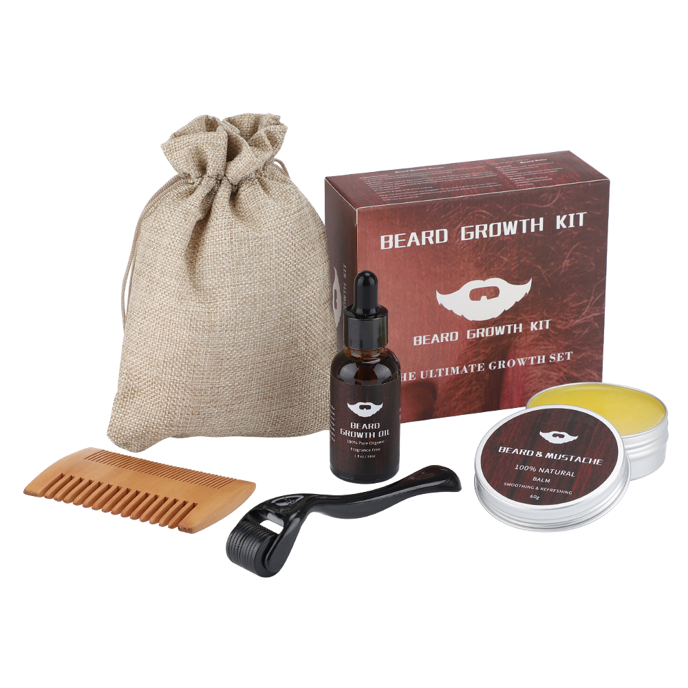 Men'S Grooming Products Kit - Kit de crecimiento de barba para