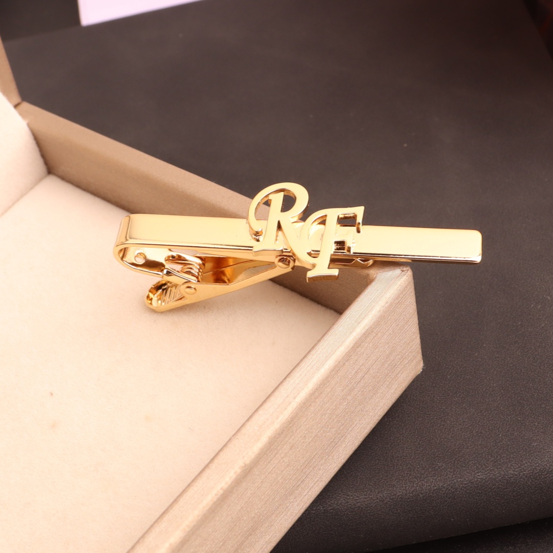 Men'S Grooming For Wedding - Clip de corbata con inicial personalizada