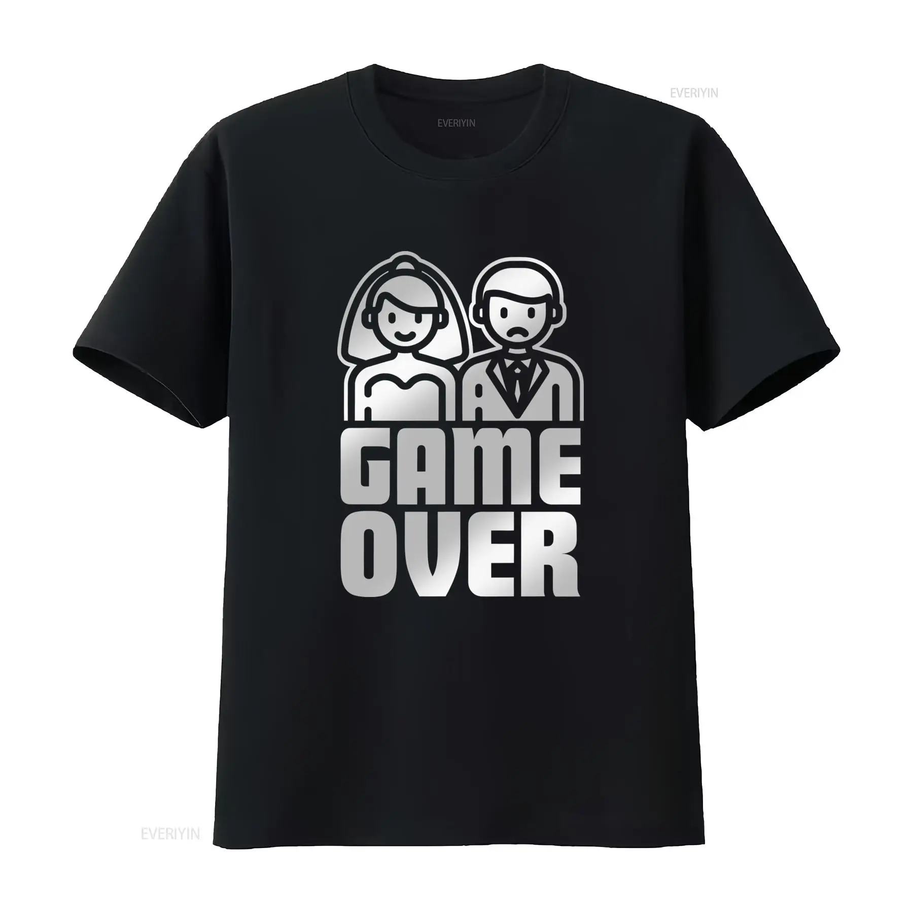 Men'S Grooming For Wedding - Camiseta divertida GAME OVER para despedida