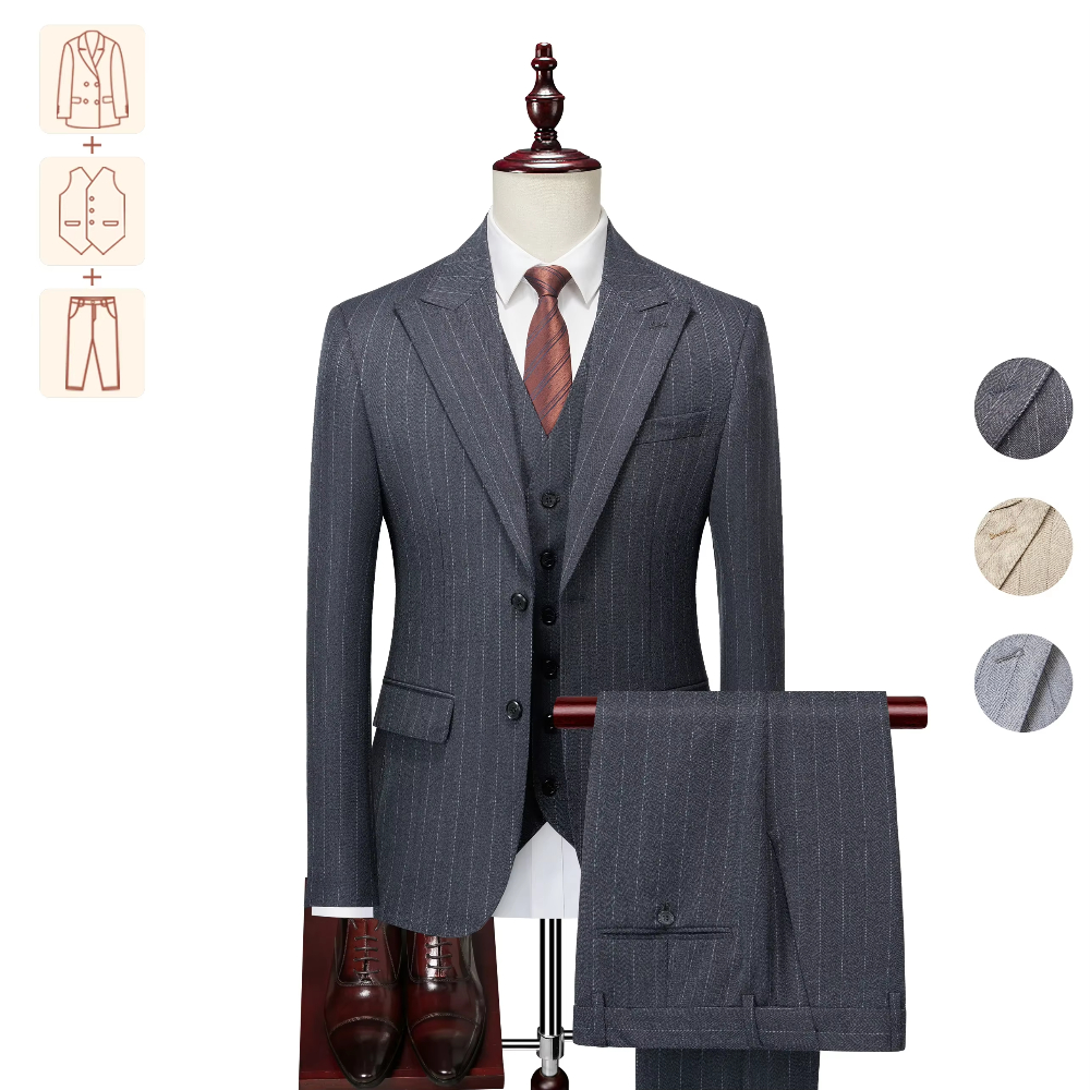 Men'S Grooming Kits - Trajes de novio musculoso 2025, tallas
