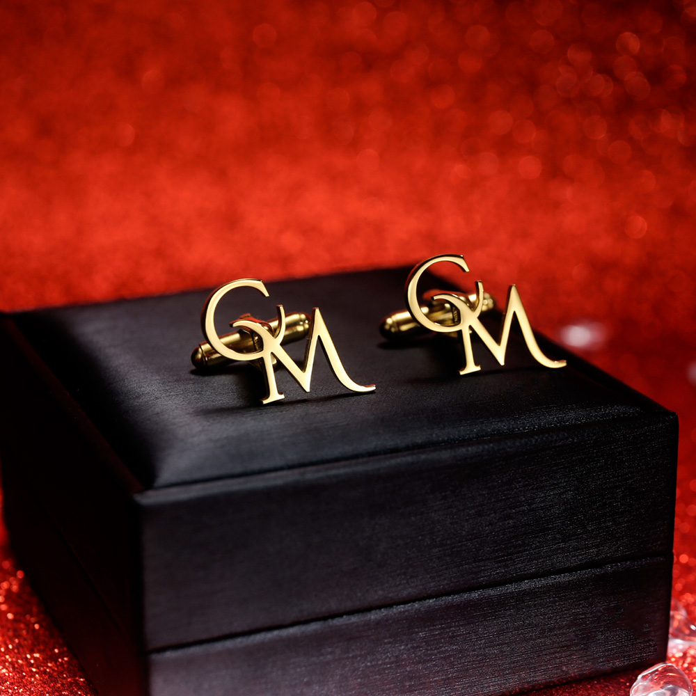 Gemelos con iniciales personal - Men'S Grooming For Wedding reseña y precio