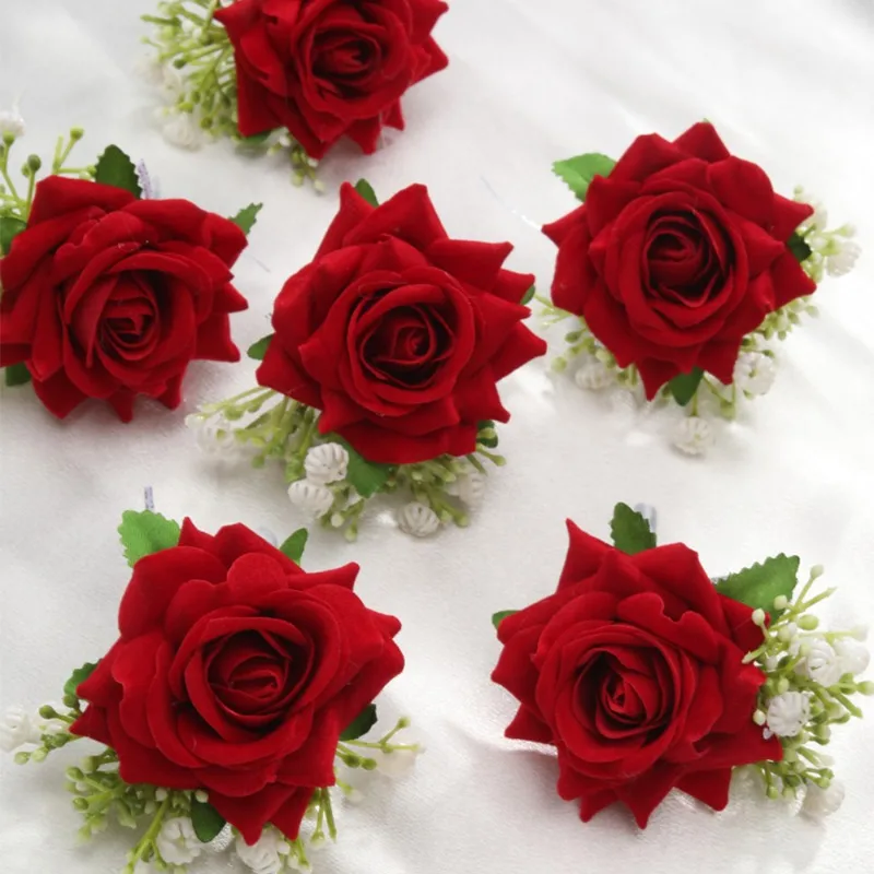 6 unids/set Boutonniere para h - Men'S Grooming For Wedding reseña y precio