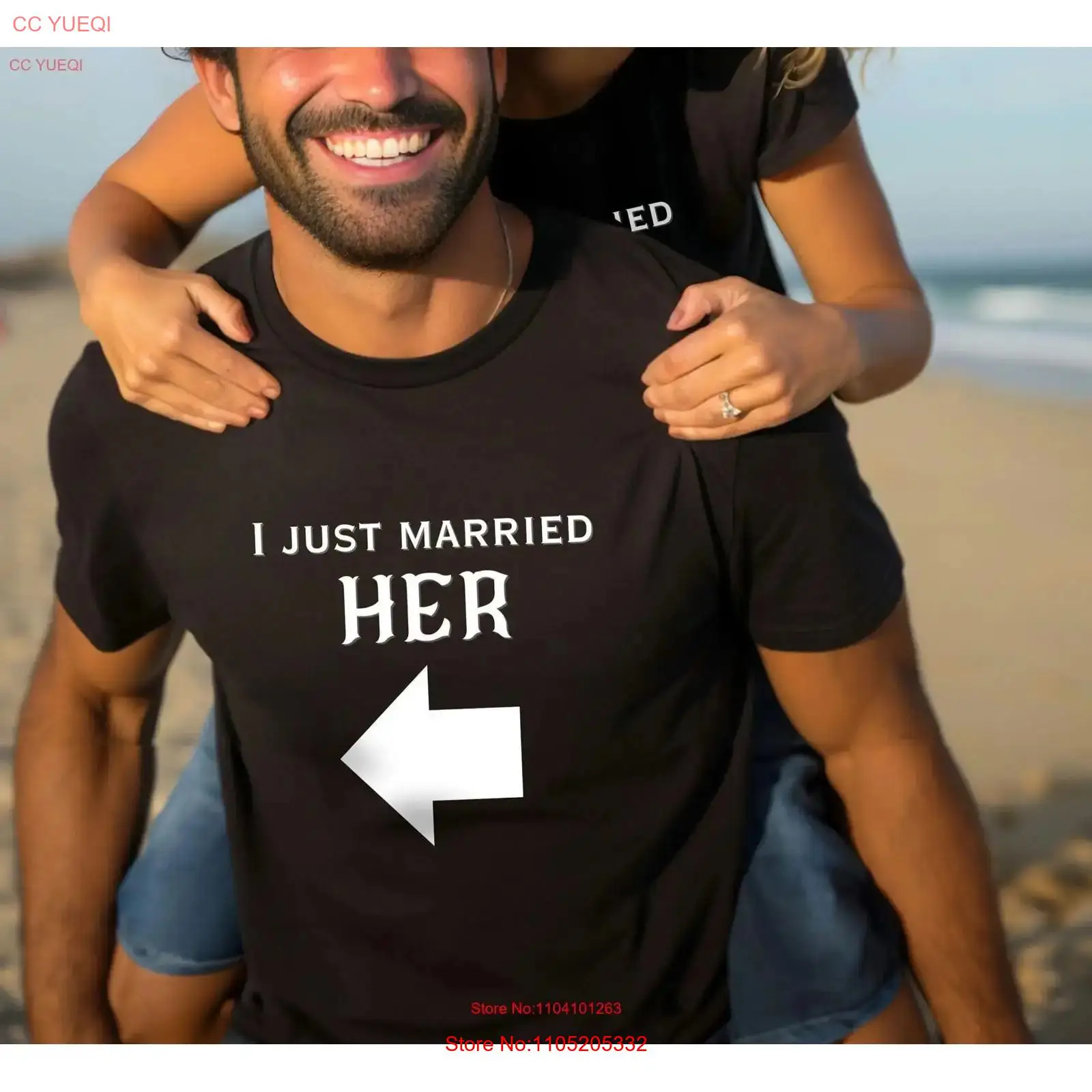Camiseta de pareja a juego Jus - Men'S Grooming For Wedding reseña y precio