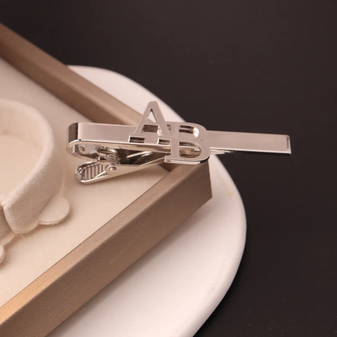 Clip de corbata con inicial pe - Men'S Grooming For Wedding reseña y precio