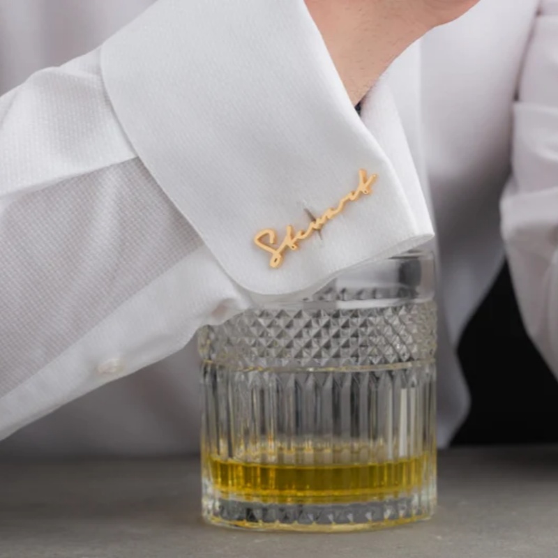 Mancuernillas con Nombre Perso - Men'S Grooming For Wedding reseña y precio