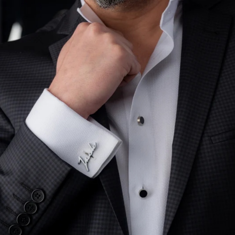 Mancuernillas con Nombre Perso - Men'S Grooming For Wedding reseña y precio